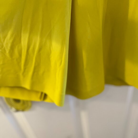 Norma Kamali Woman's Yellow NK Shirt Jumpshort Sz XL - Picture 9 of 14